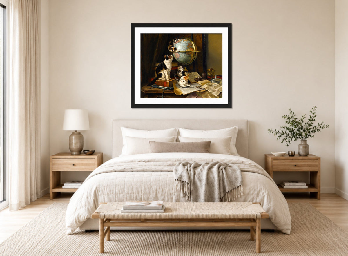 The Globetrotters by Henriette Ronner-Knip β bedroom