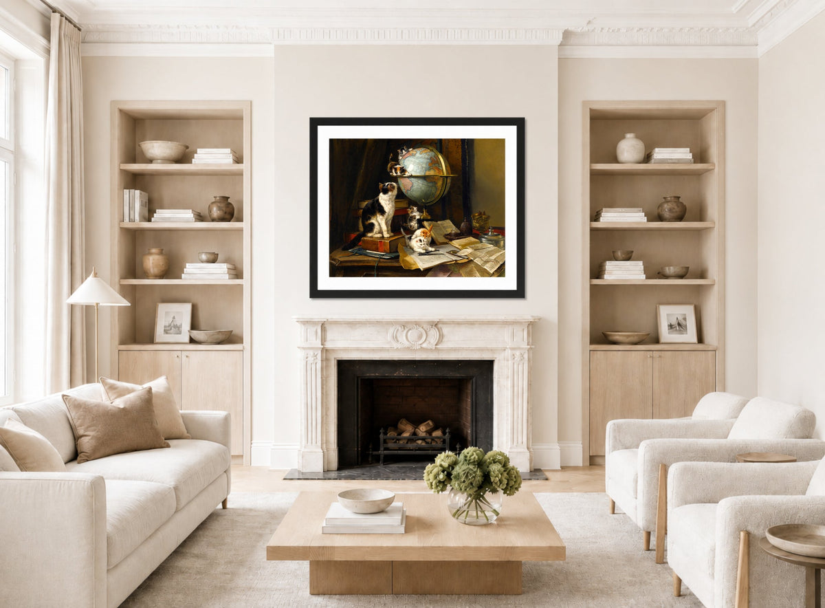 The Globetrotters by Henriette Ronner-Knip β living room roomset