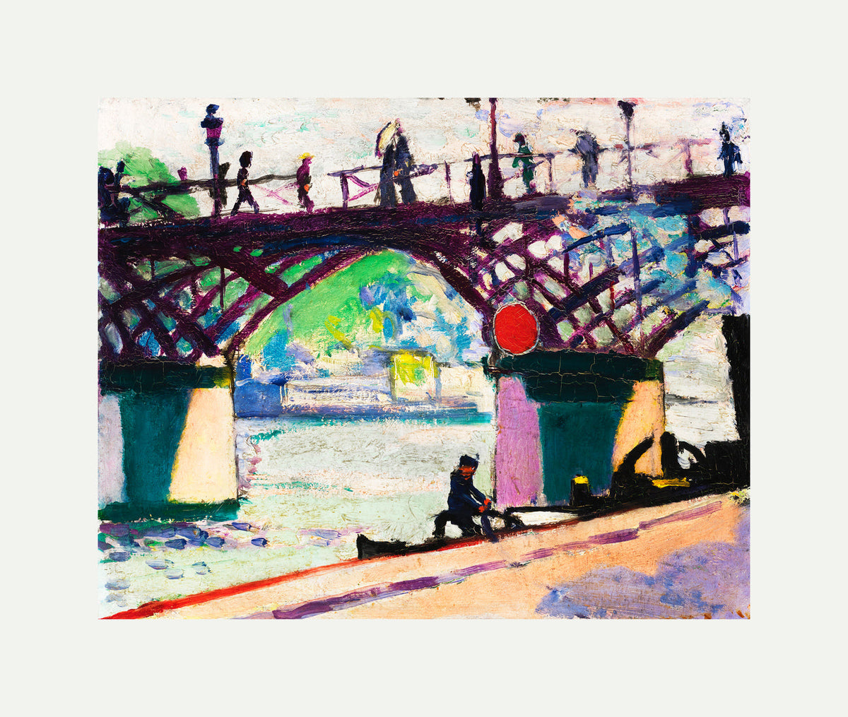 Pont des Arts by Henry Lyman Saÿen, on rolled canvas