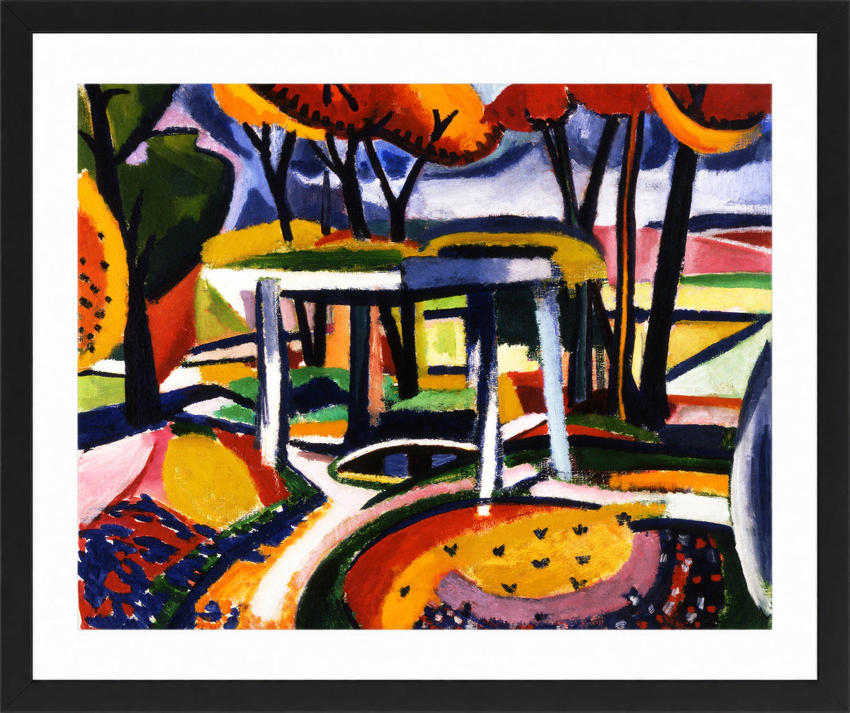 Décor Slav by Henry Lyman Saÿen, in a black frame
