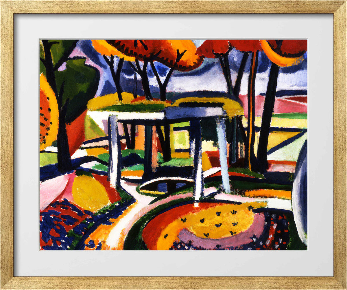 Décor Slav by Henry Lyman Saÿen, in a gold frame