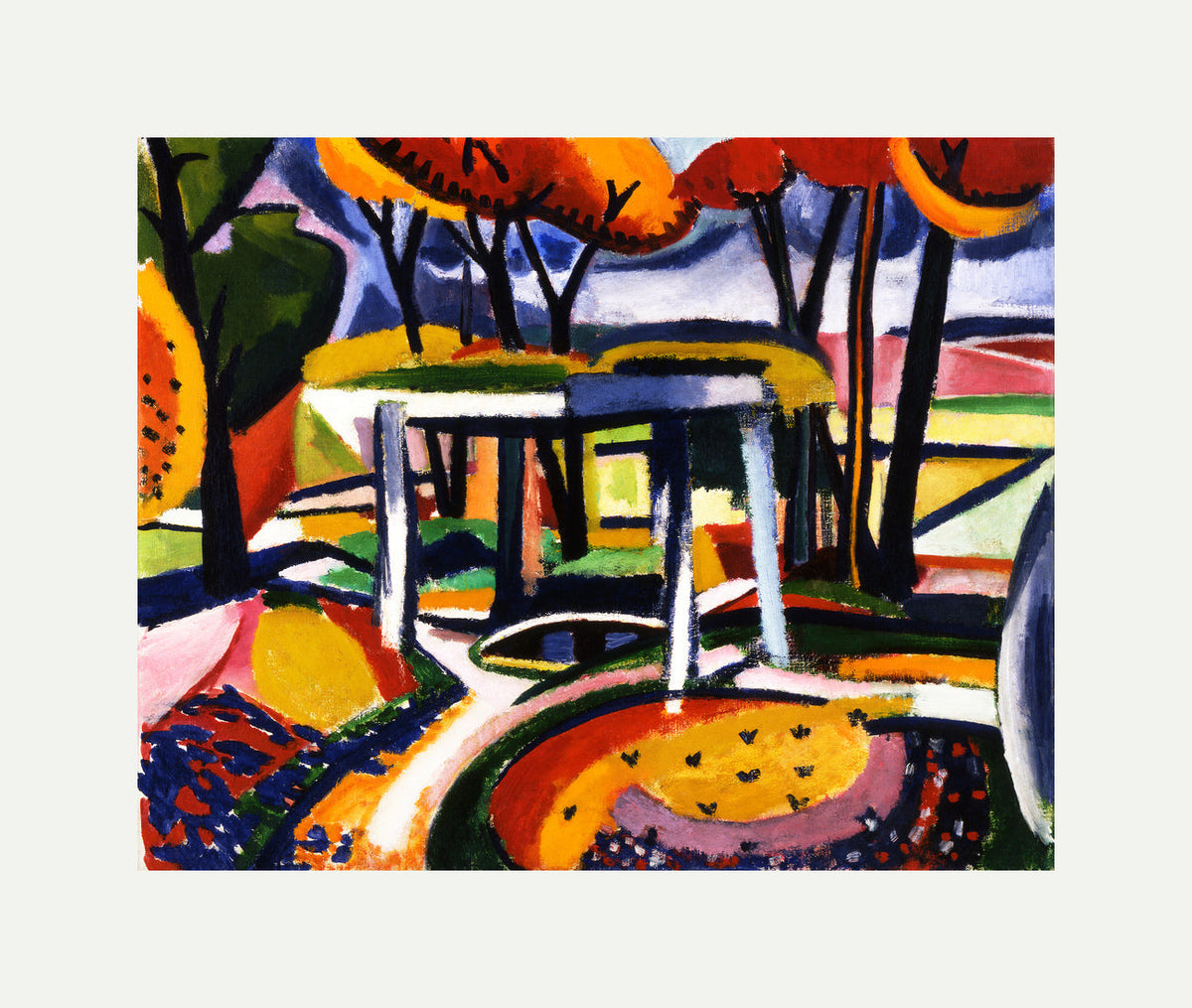 Décor Slav by Henry Lyman Saÿen, on rolled canvas