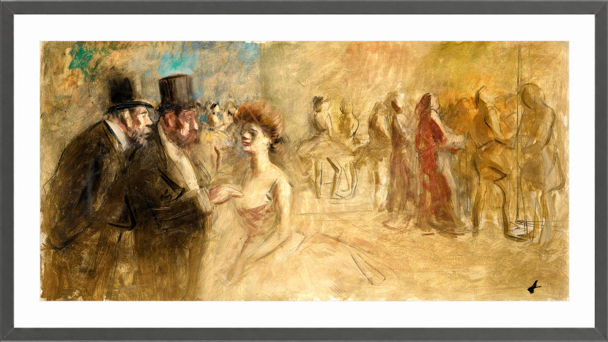 Jean-Louis Forain, After the Dance — dark grey frame
