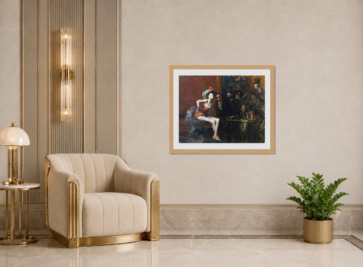 Jean-Louis Forain, Au Café (circa 1920) — art deco roomset