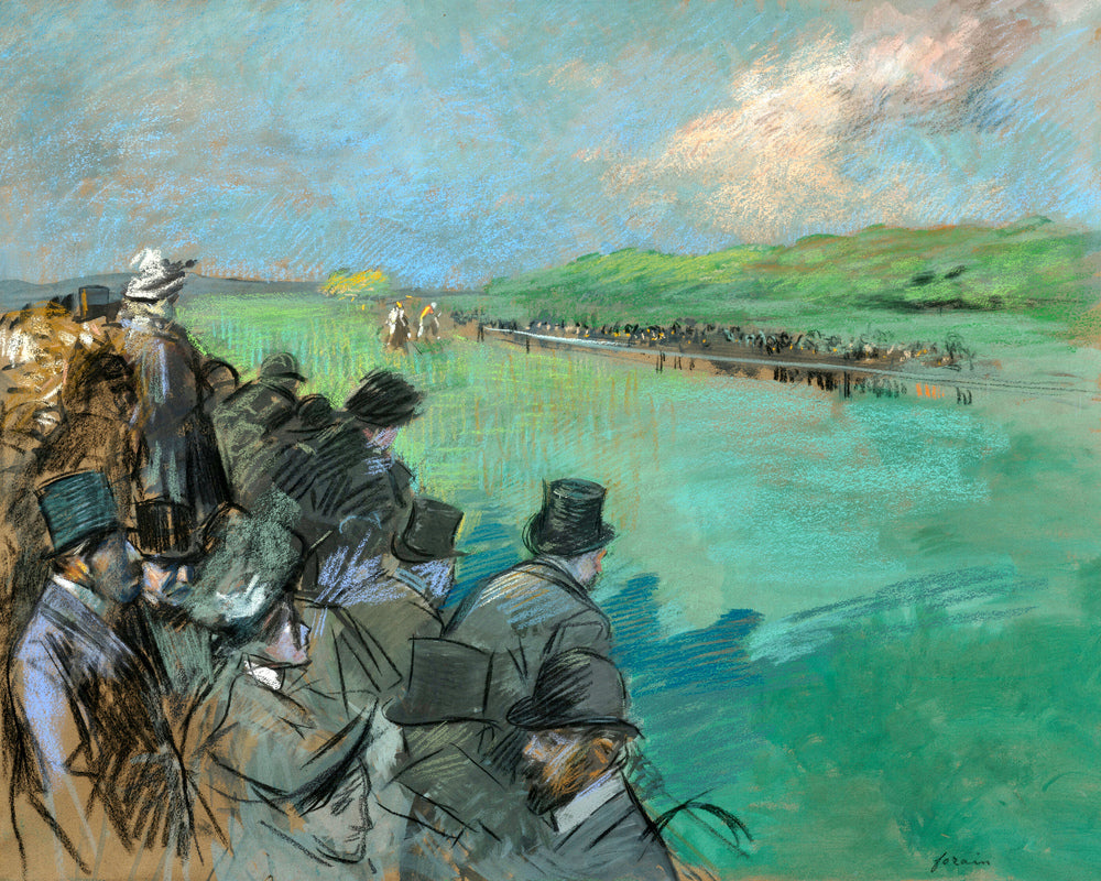 Jean-Louis Forain, Champ de courses (circa 1895–1900) — unframed