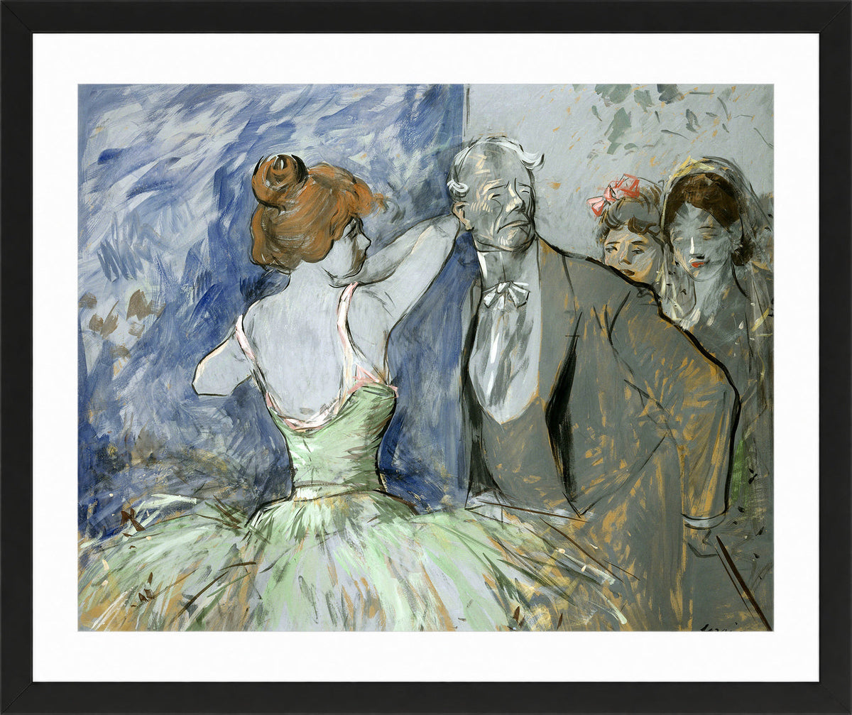 Jean-Louis Forain, Dans les coulisses — black frame