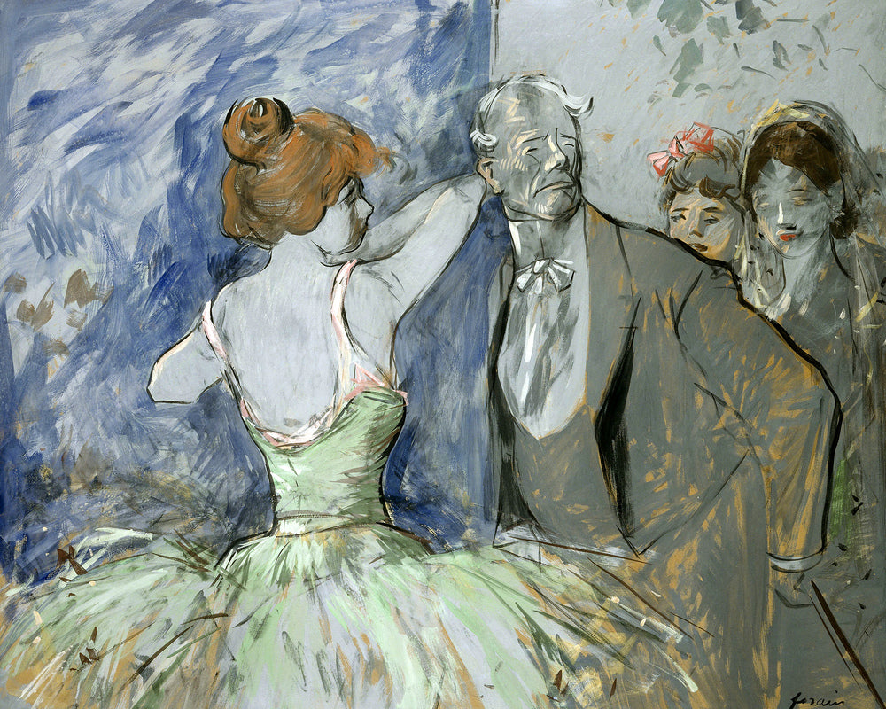 Jean-Louis Forain, Dans les coulisses — unframed