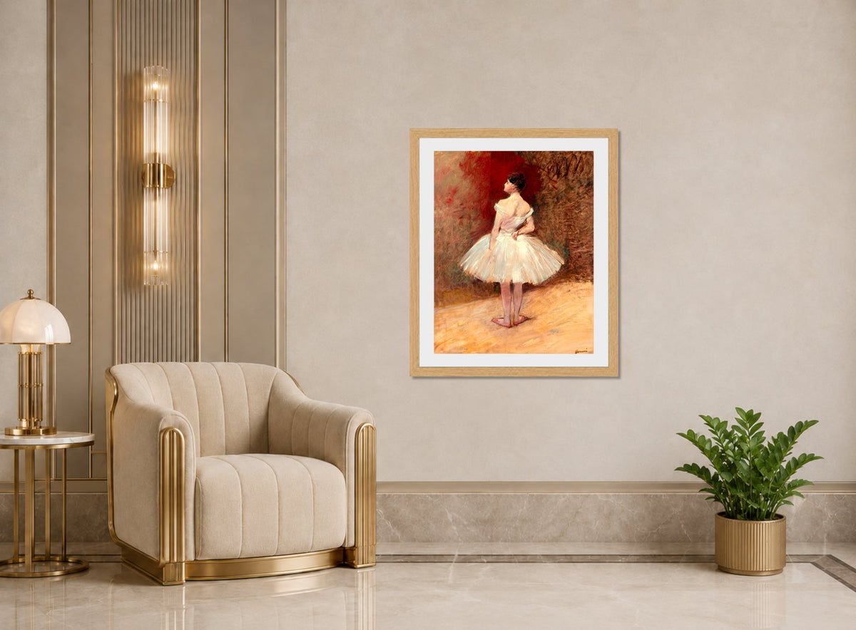 Jean-Louis Forain, Danseuse debout — art deco roomset