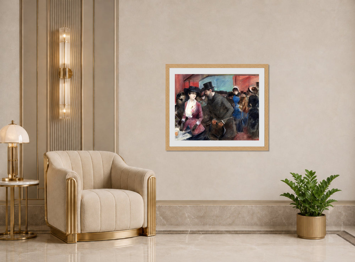 Jean-Louis Forain, Folies Bergère (1882) — art deco roomset