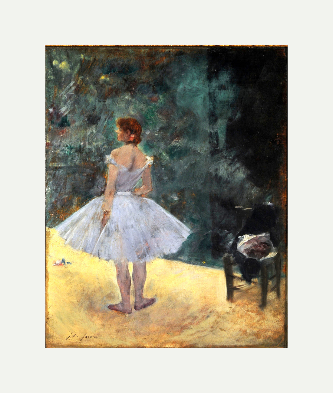 Jean-Louis Forain, La danseuse — rolled canvas