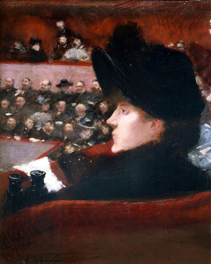 Jean-Louis Forain, La Loge (1880) — unframed