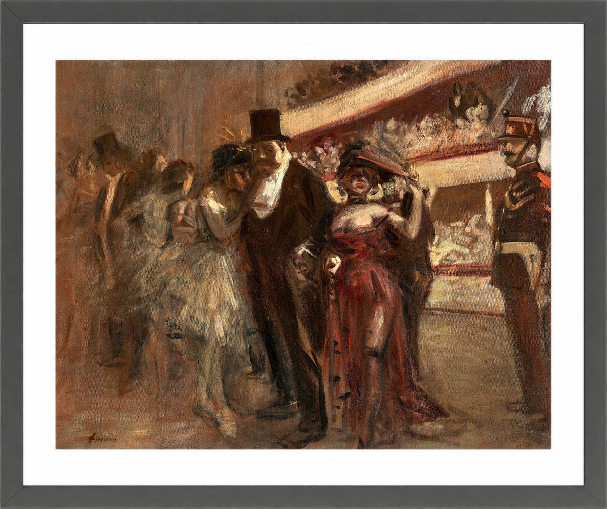 Jean-Louis Forain, La scène d’Opéra (circa 1910) — dark grey frame
