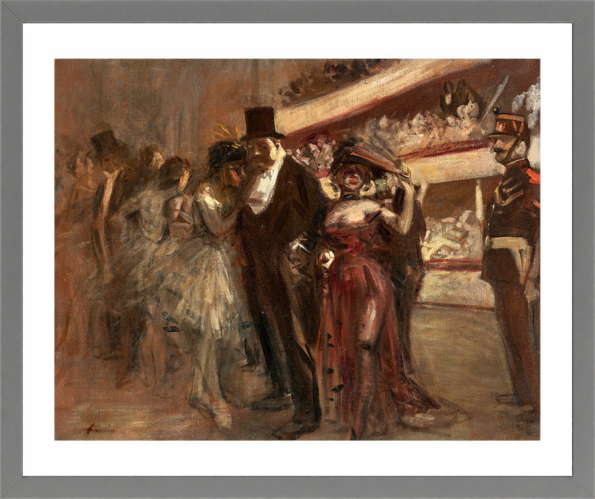 Jean-Louis Forain, La scène d’Opéra (circa 1910) — light grey frame