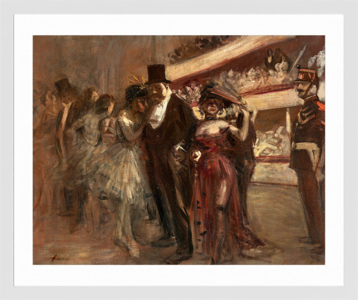 Jean-Louis Forain, La scène d’Opéra (circa 1910) — white frame