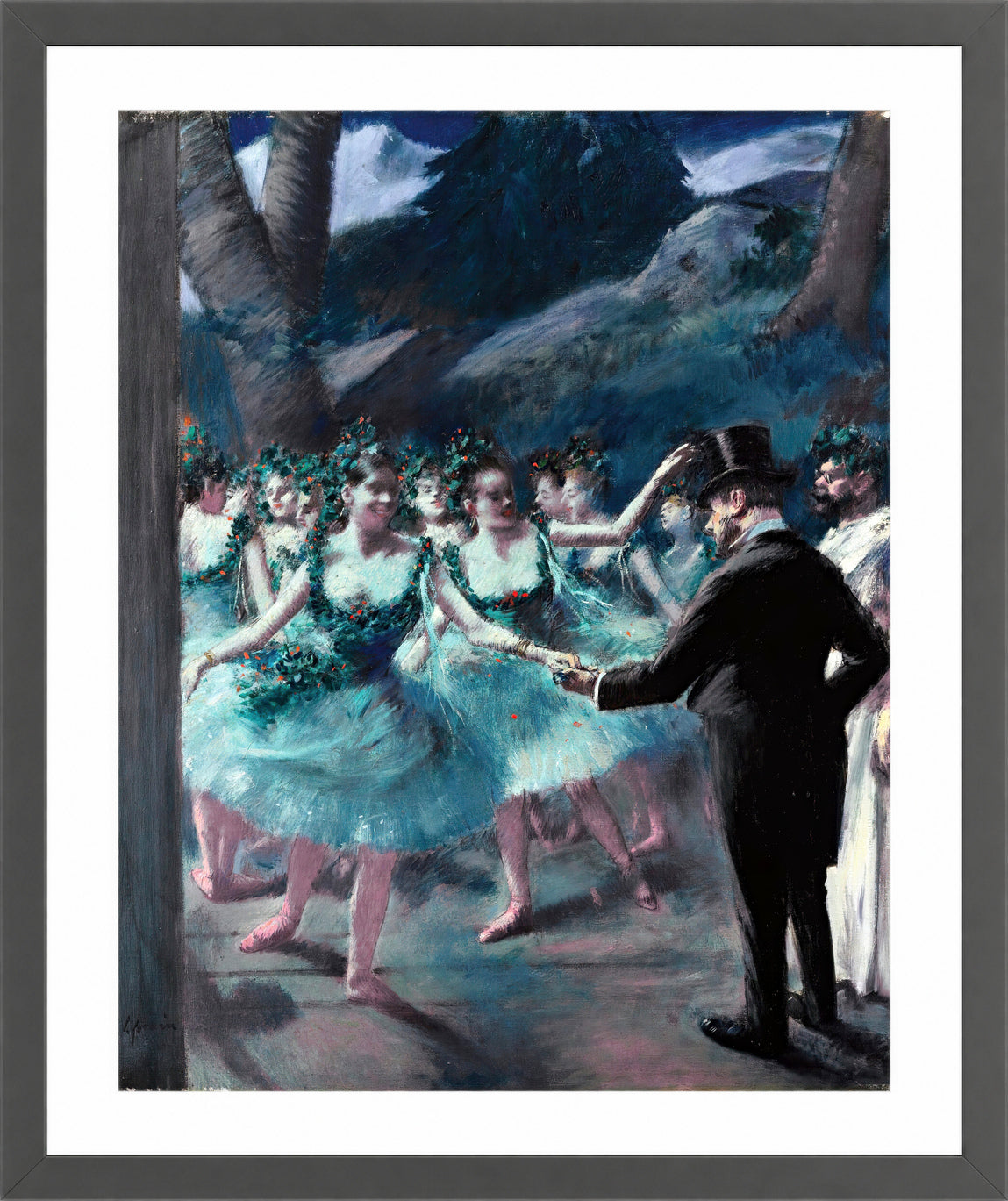 Jean-Louis Forain, Le Ballet — dark grey frame