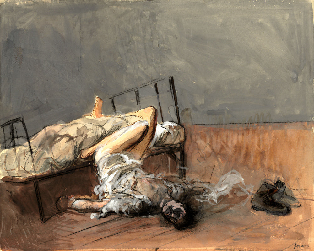Jean-Louis Forain, The Suicide — unframed