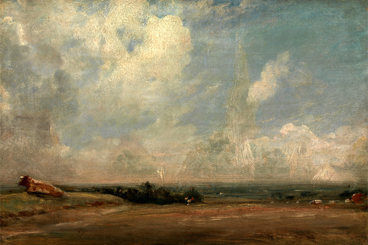 John Constable Print, A View from Hampstead Heath (ca as an unframed print