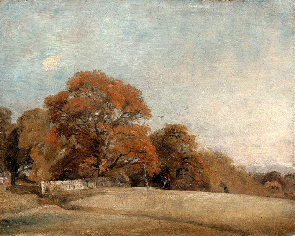 John Constable Print, An Autumnal Landscape at East Bergholt (1805-1808) as an unframed print