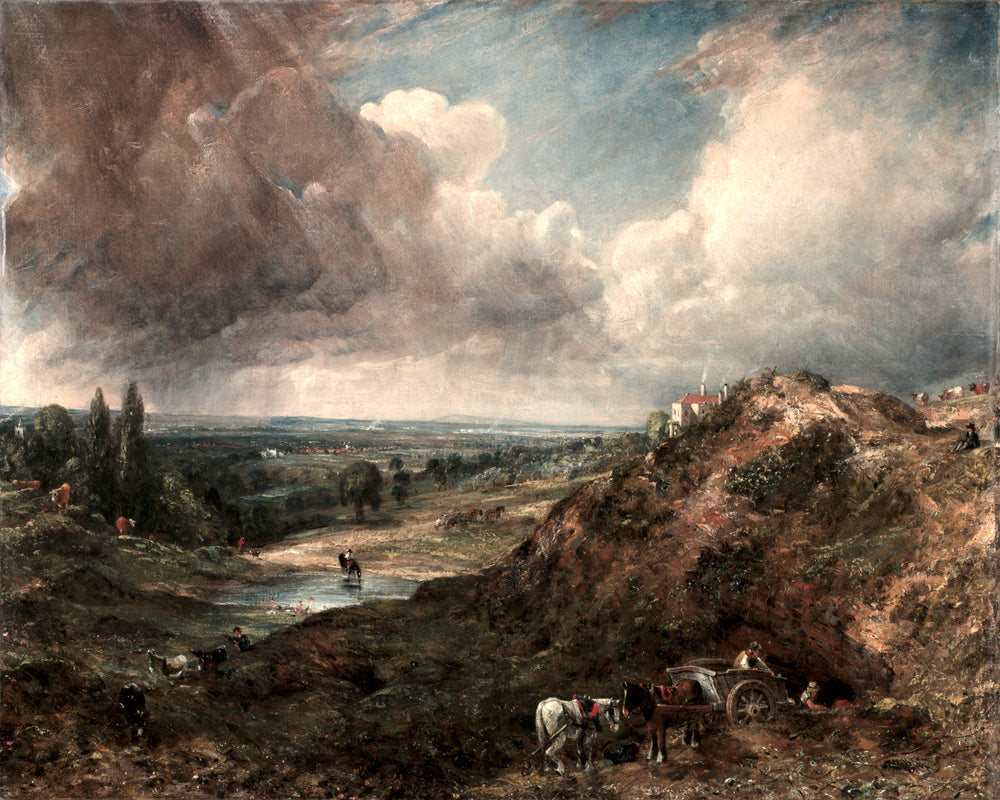 John Constable Print, Branch Hill Pond, Hampstead (1828) as an unframed print
