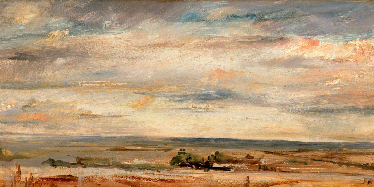 John Constable Print, Cloud Study, Early Morning, Looking East from Hampstead (1821) as an unframed print