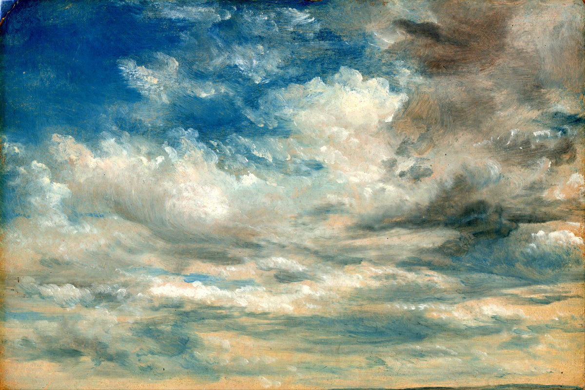 John Constable Print, Clouds as an unframed print