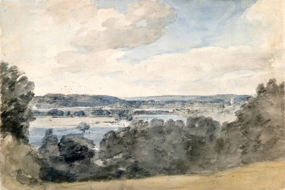 John Constable Print, Dedham Vale, Suffolk, from near East Bergholt (c as an unframed print