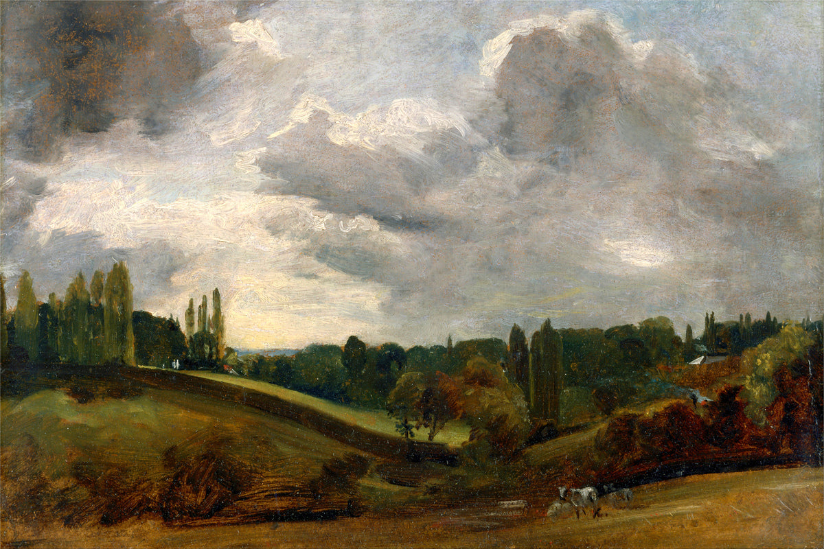 John Constable Print, East Bergholt (ca as an unframed print