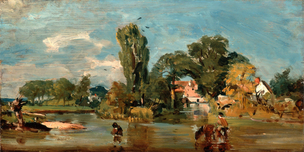 John Constable Print, Flatford Mill as an unframed print