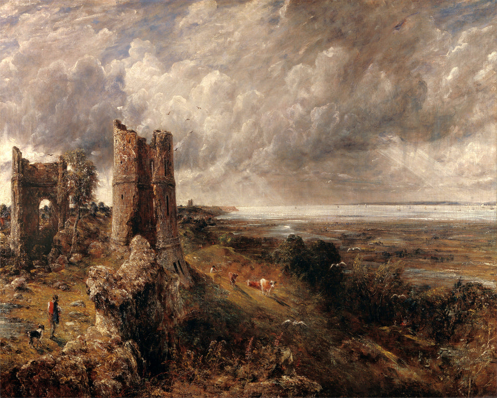 John Constable Print, Hadleigh Castle, The Mouth of the Thames–Morning after a Stormy Night (1829) as an unframed print