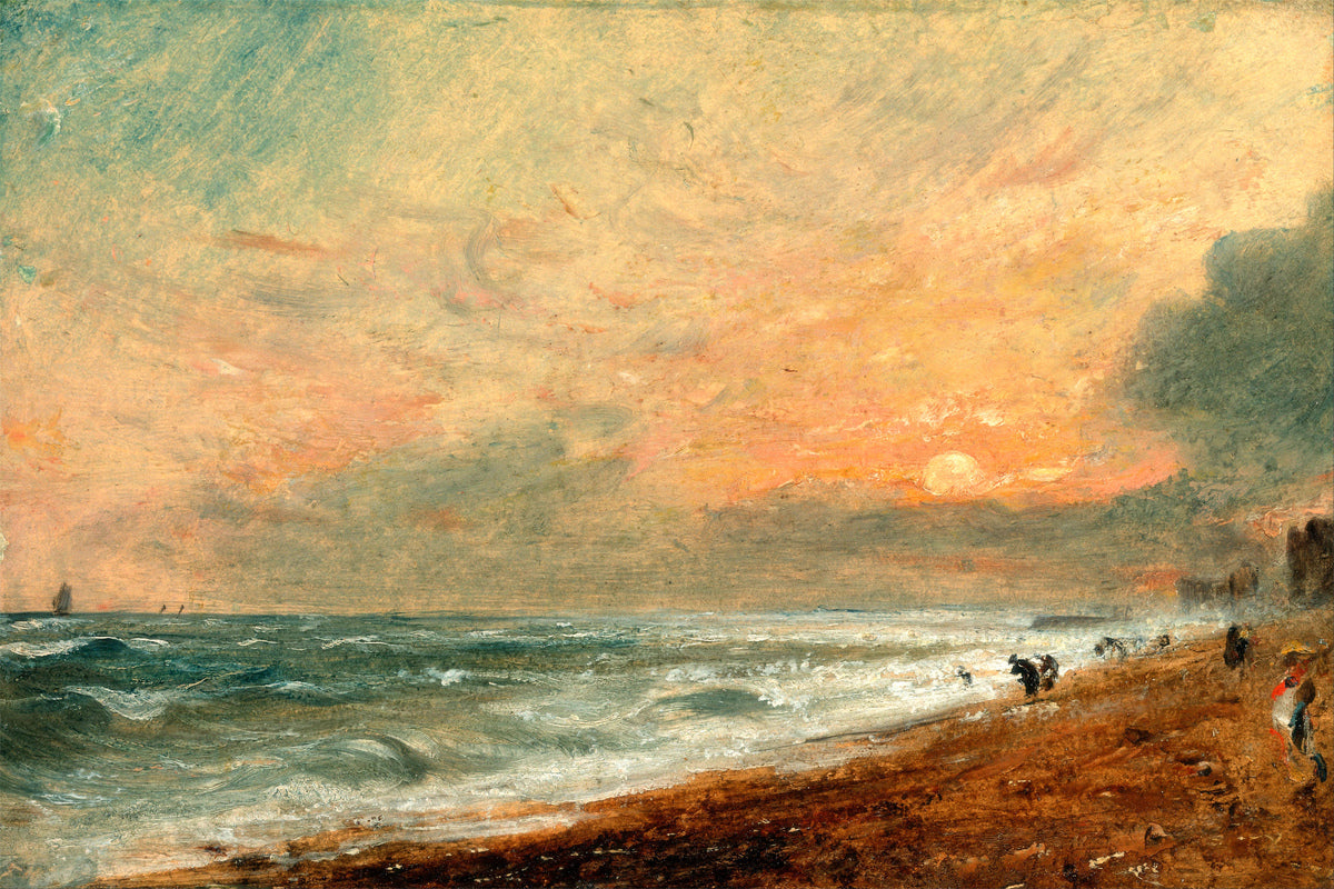 John Constable Print, Hove Beach (1824-1828) as an unframed print