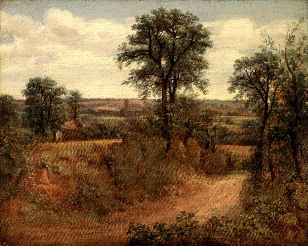 John Constable Print, Lane near Dedham (1802) as an unframed print
