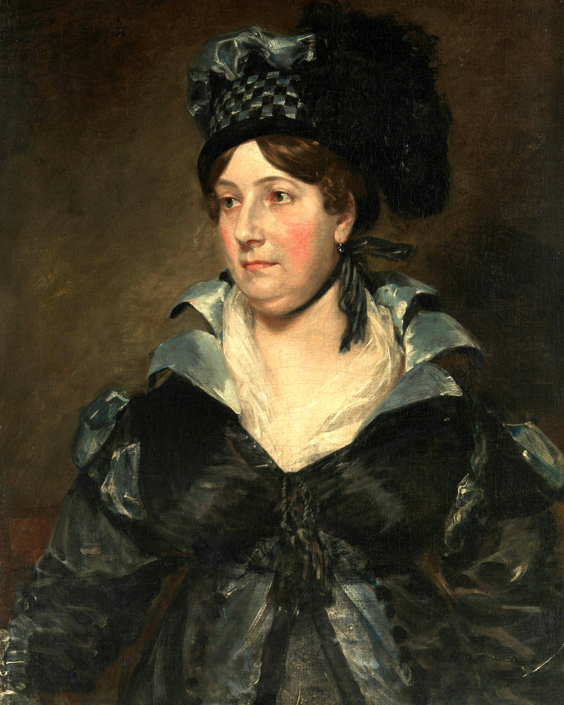 John Constable Print, Mrs. James Pulham Sr. (Frances Amys, ca as an unframed print