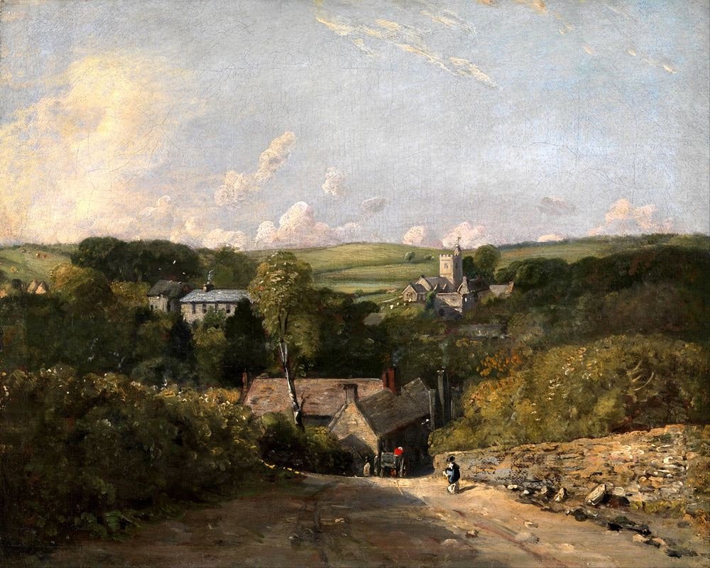 John Constable Print, Osmington Village (1816-1817) as an unframed print