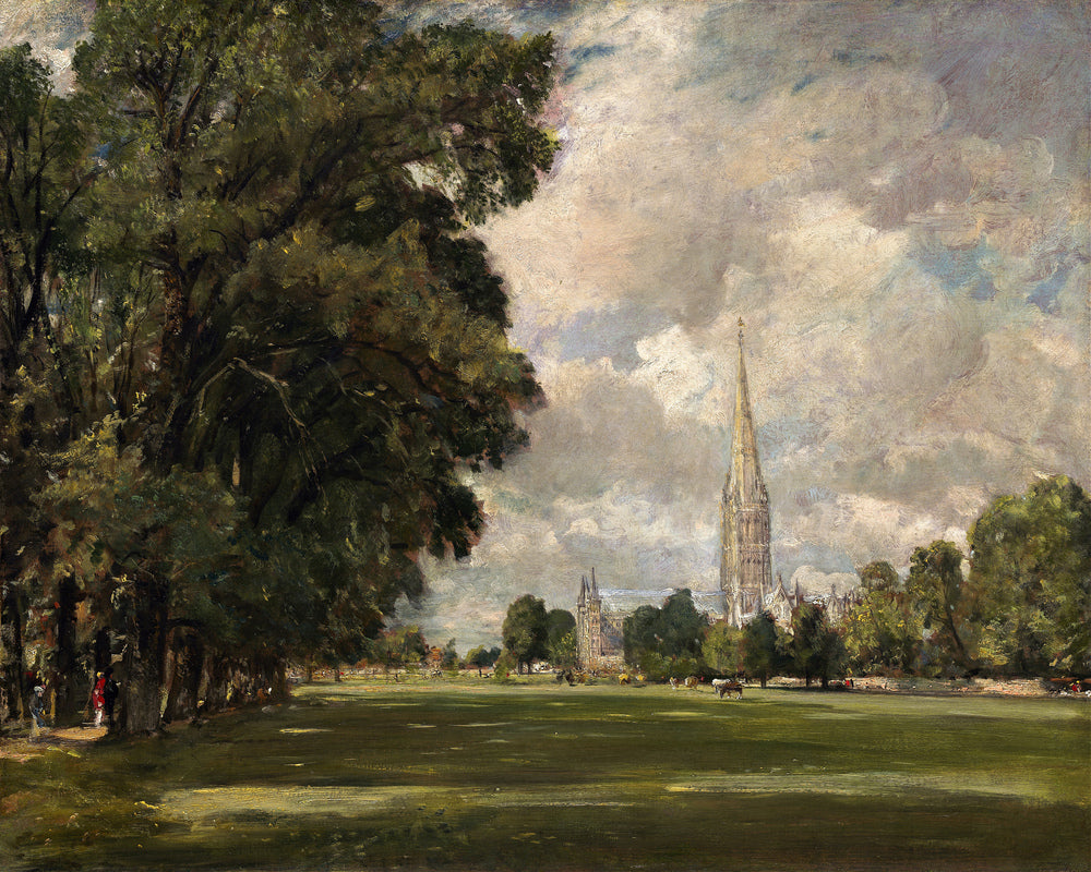 John Constable Print, Salisbury Cathedral from Lower Marsh Close (1820) as an unframed print
