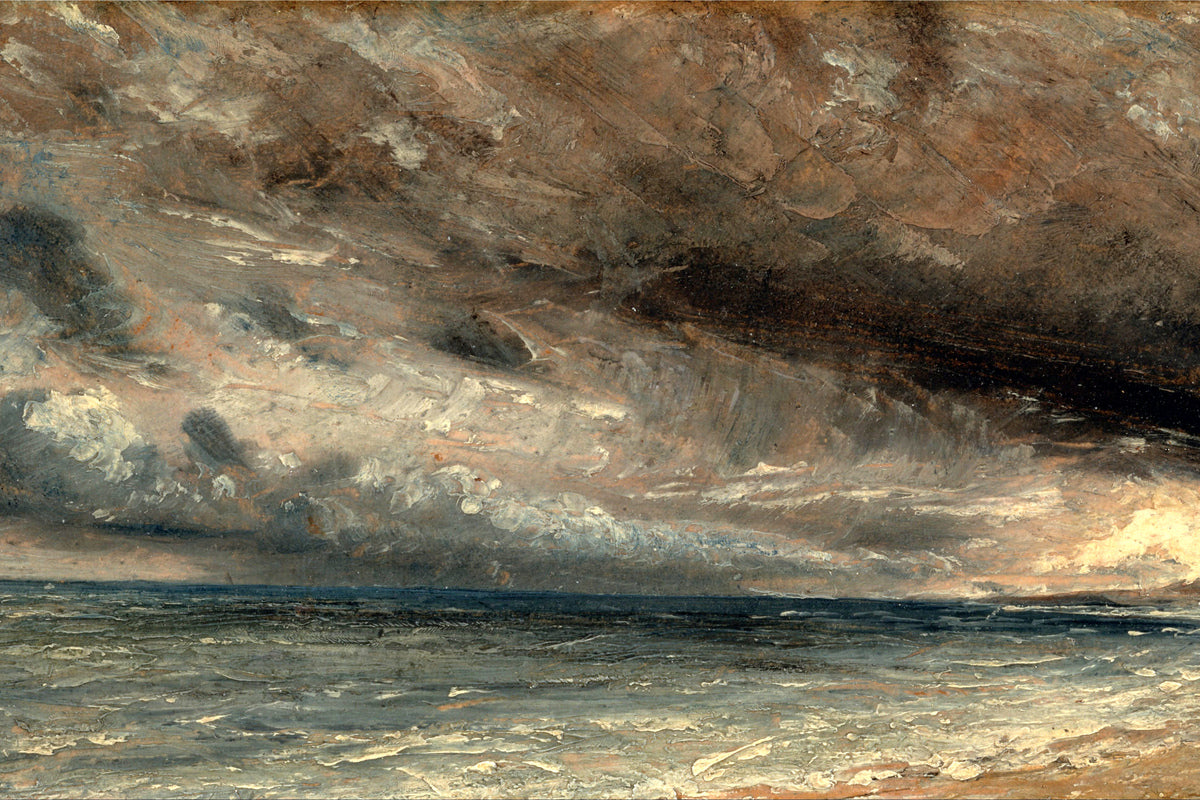 John Constable Print, Stormy Sea, Brighton (ca as an unframed print