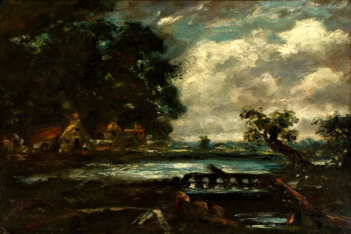 John Constable Print, Study for ‘The Leaping Horse’ as an unframed print