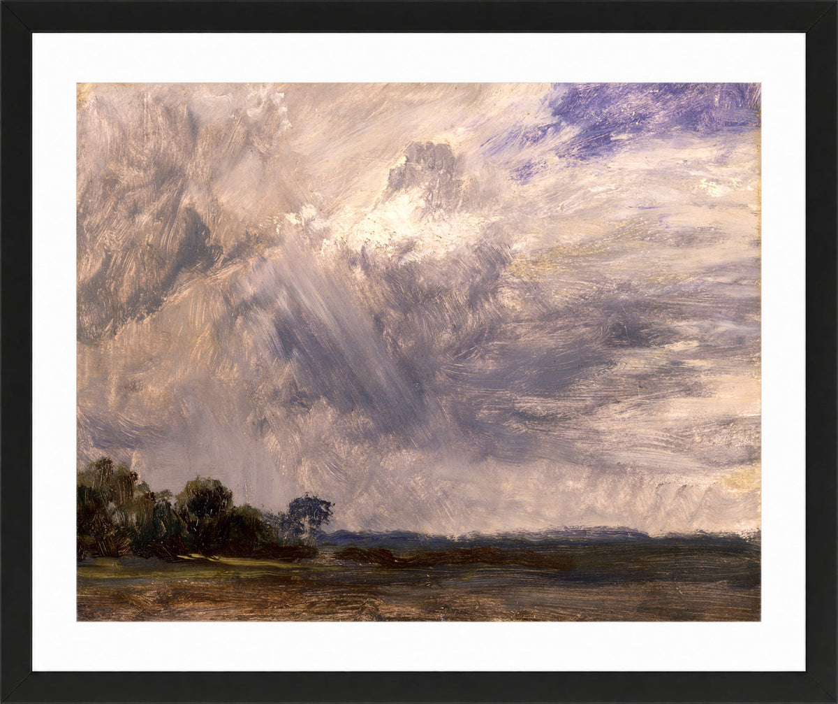 John Constable Print, Study of a Cloudy Sky (ca in a black frame