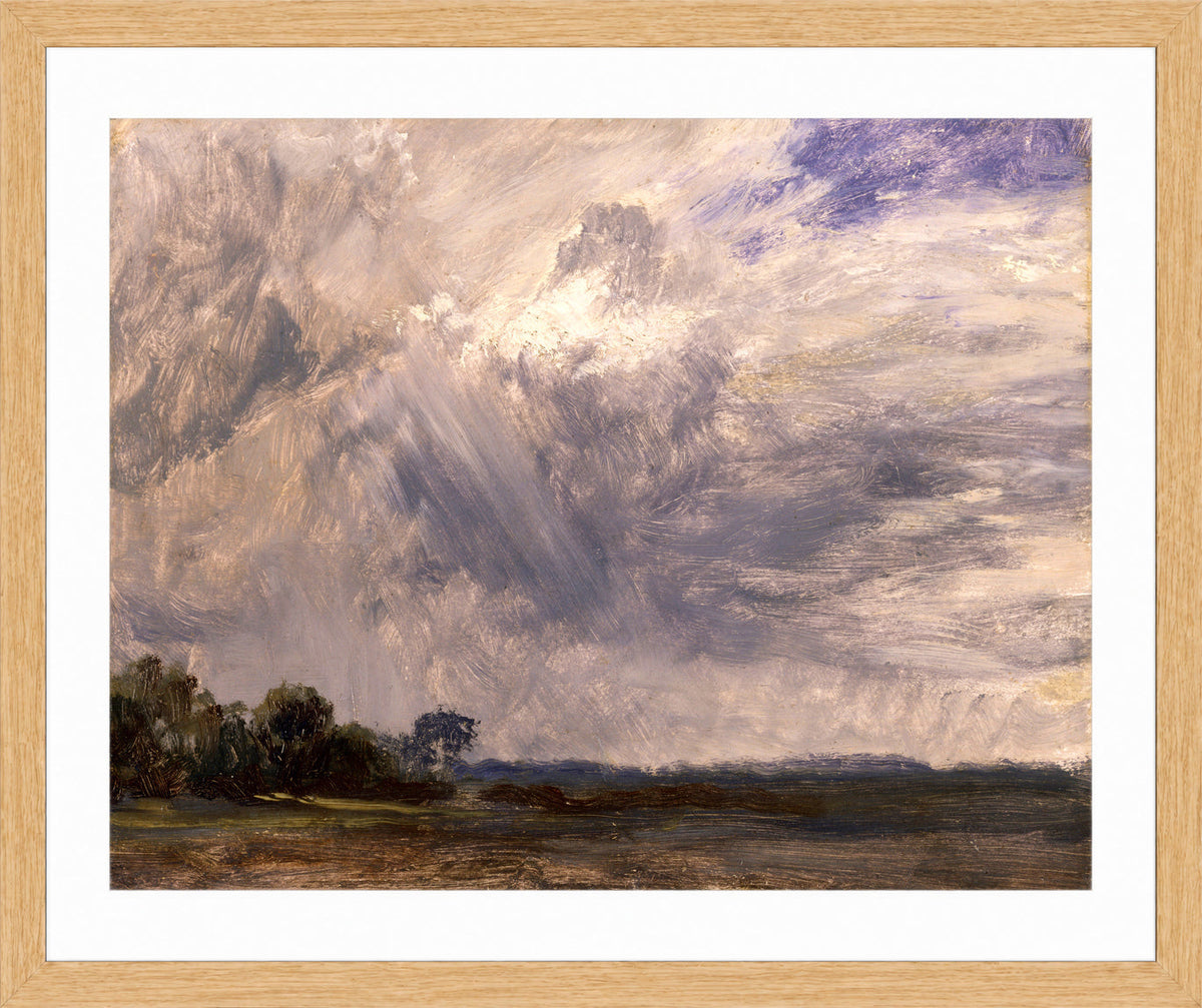 John Constable Print, Study of a Cloudy Sky (ca in an oak frame