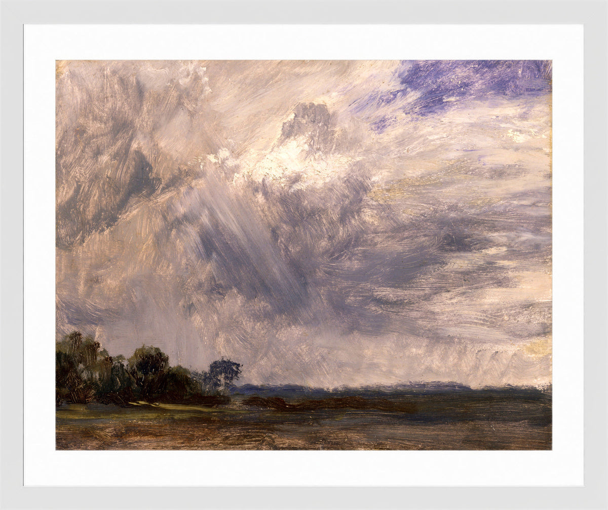 John Constable Print, Study of a Cloudy Sky (ca in a white frame