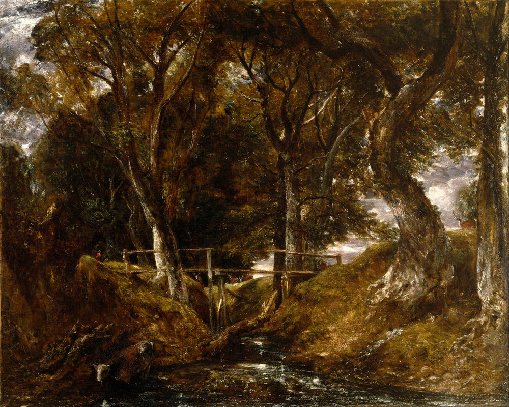 John Constable Print, The Dell at Helmingham Park as an unframed print