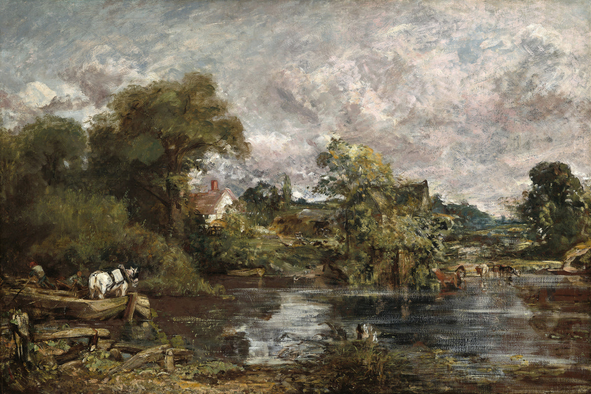 John Constable Print, The White Horse (1818-1819) as an unframed print