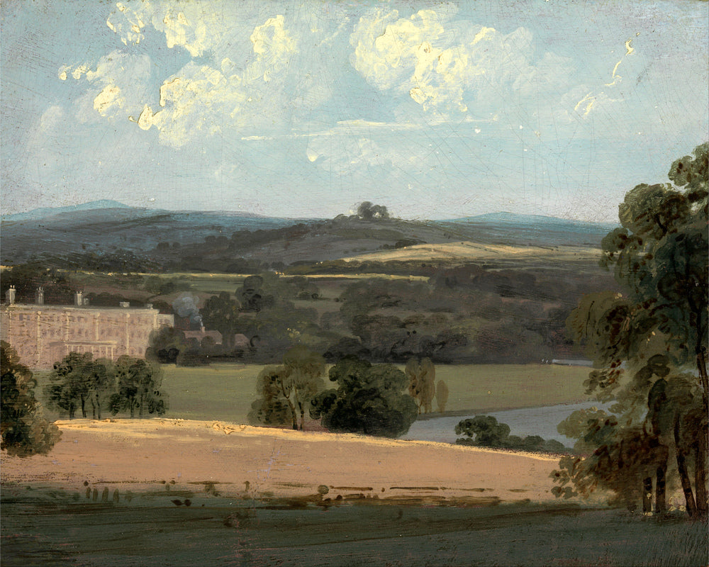 John Constable Print, Trentham Park as an unframed print
