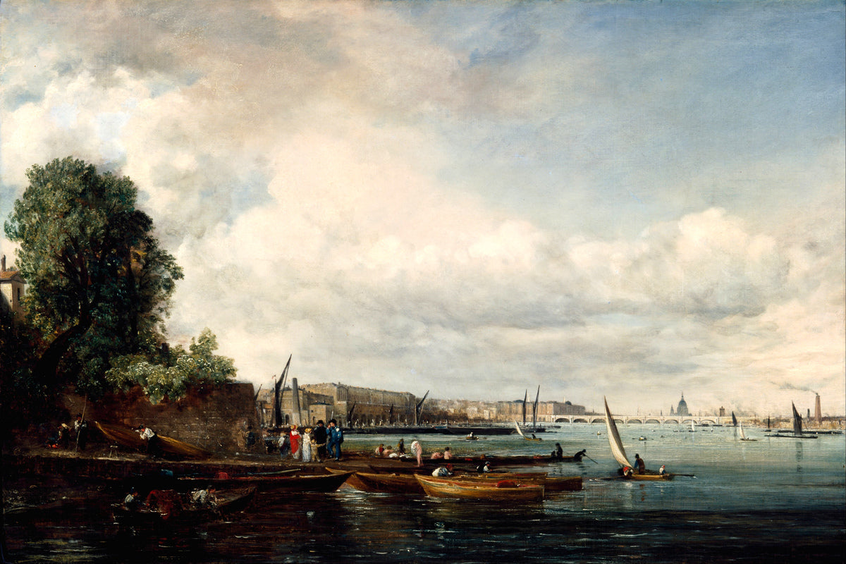 John Constable Print, Waterloo Bridge (circa 1820) as an unframed print