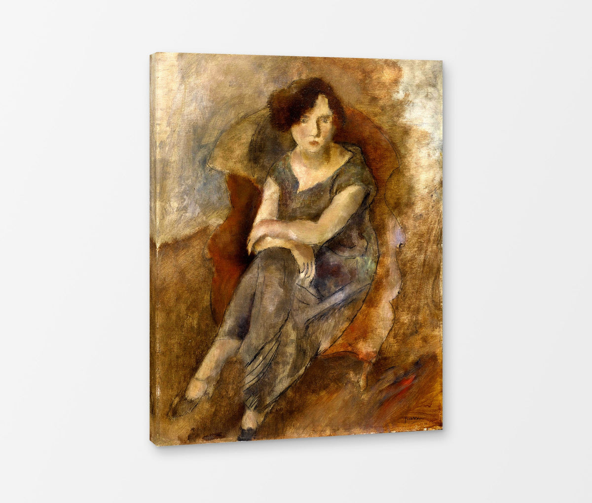 Jules Pascin Print, Gaby (1926-27) as a ready-to-hang canvas panel