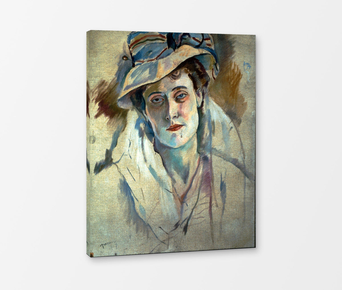 Jules Pascin Print, Hermine David (1907) as a ready-to-hang canvas panel