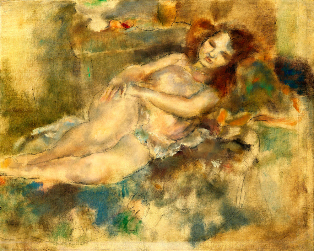 Jules Pascin Print, La Danseuse assoupie (1929) as an unframed print
