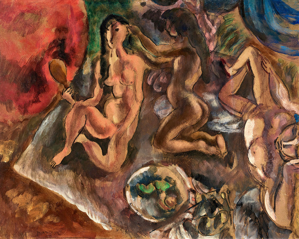 Jules Pascin Print, La toilette aux tropiques (1917) as an unframed print
