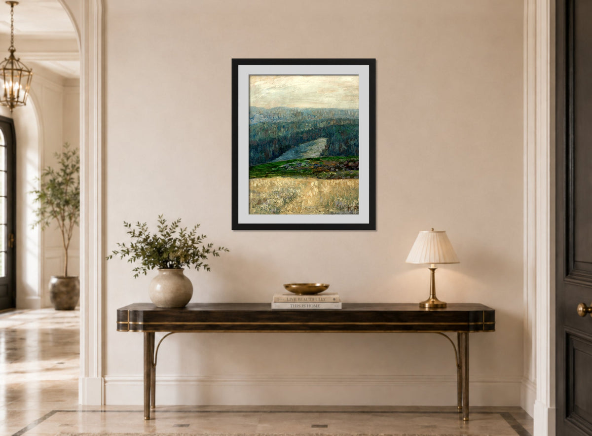 Landscape (1908–1909) by Konrad Mägi — hallway