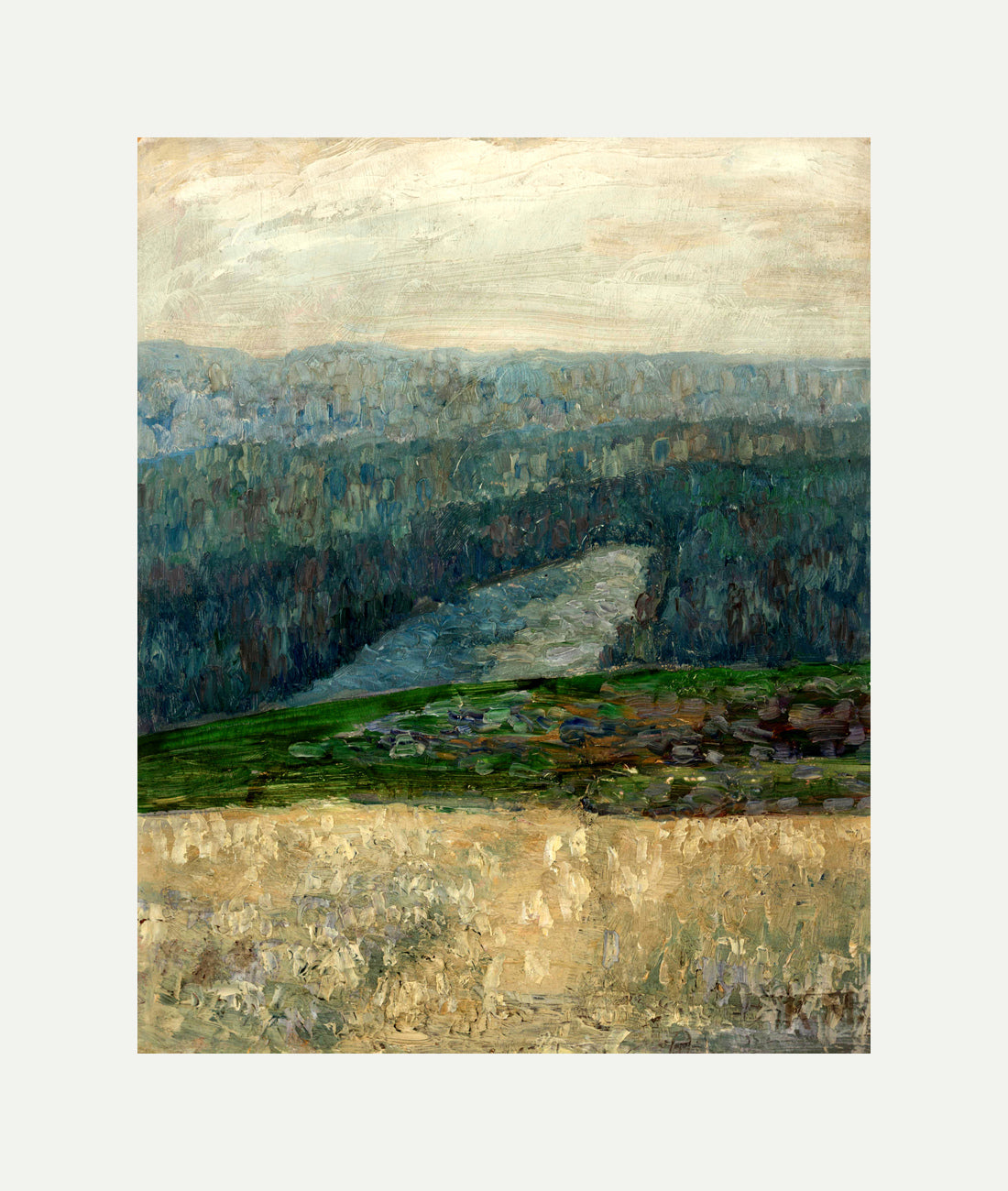 Landscape (1908–1909) by Konrad Mägi — rolled canvas