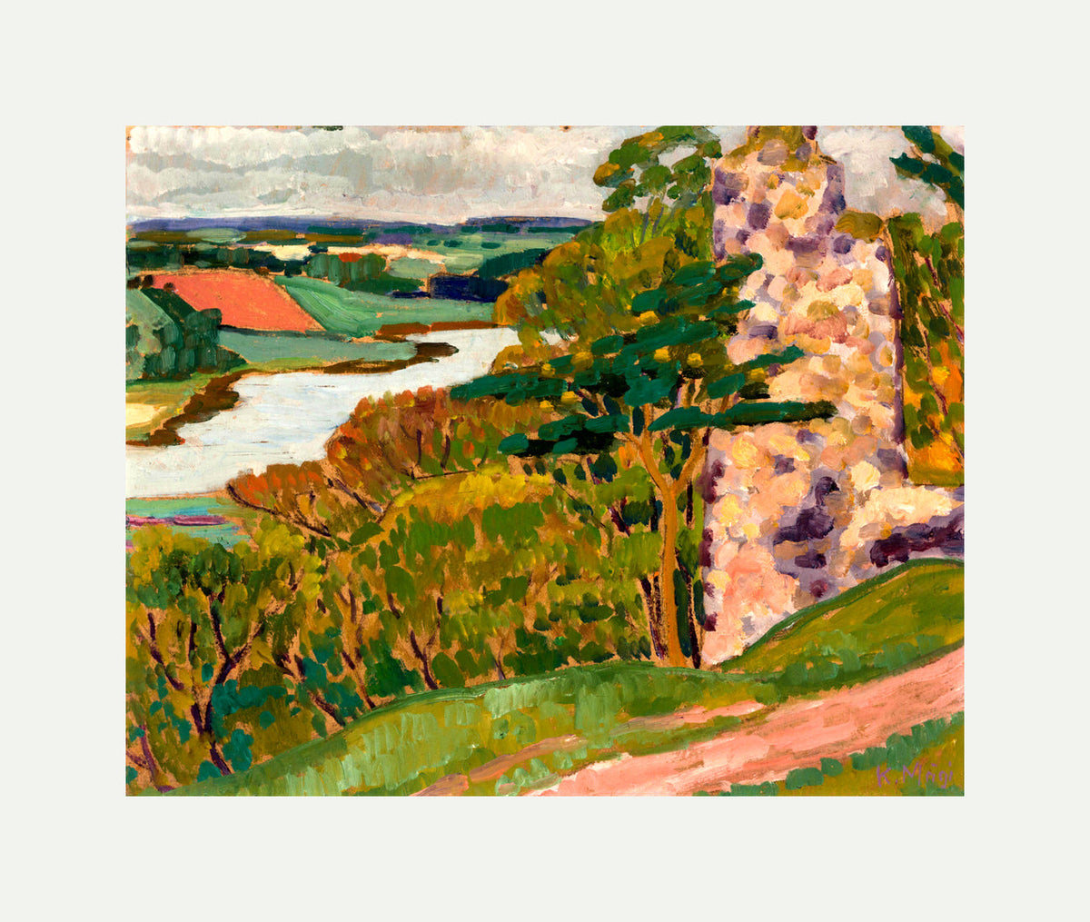 Autumn Landscape (1915–1916) by Konrad Mägi — rolled canvas